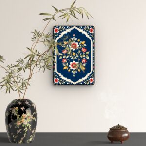 SAF Floral Mughal Style Wall Art Painting (11x14 Inch)