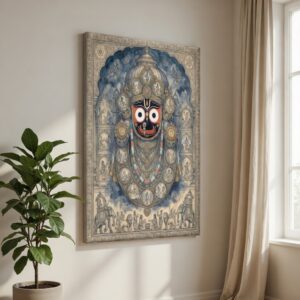 Lord Jagannath Canvas Painting Puri Religious Wall Art