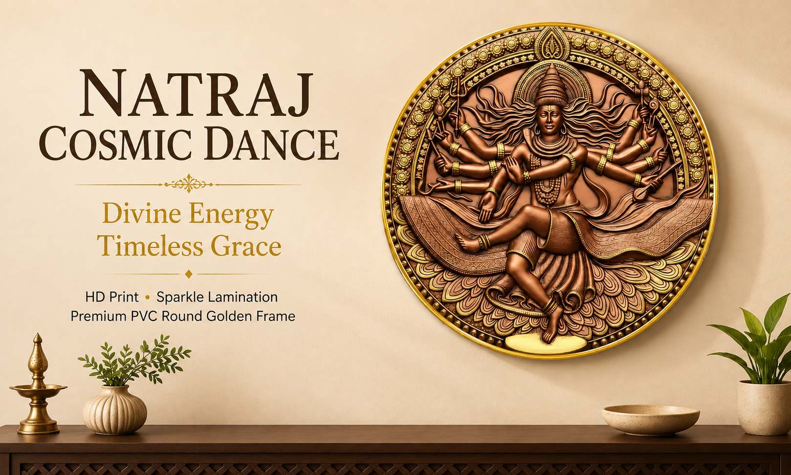 Lord Shiva Nataraja Cosmic Dance Artwork banner