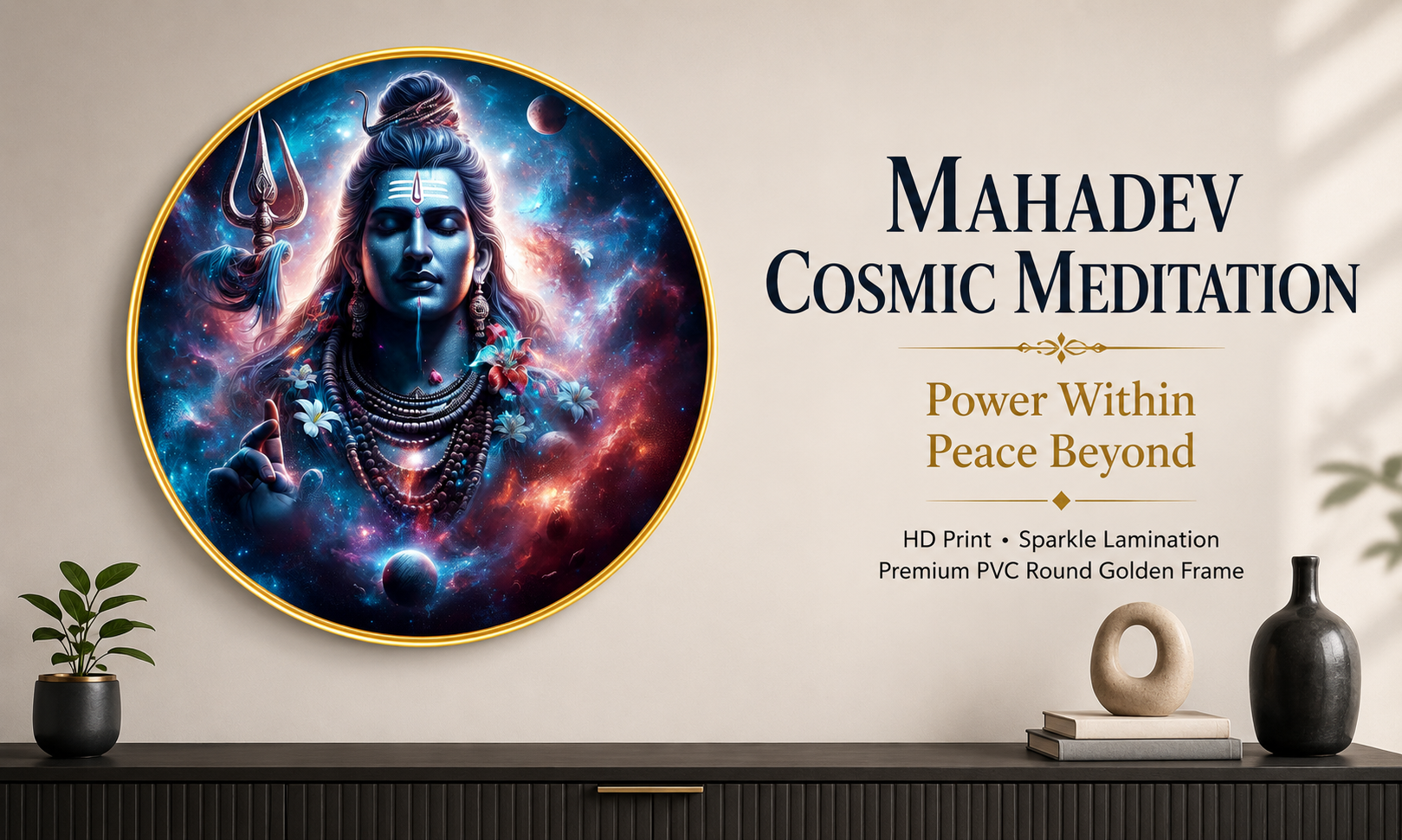 Mahadev Cosmic Meditation Portrait banner