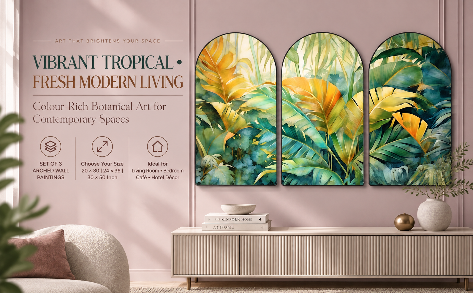 Vibrant Tropical Leaf Collection banner
