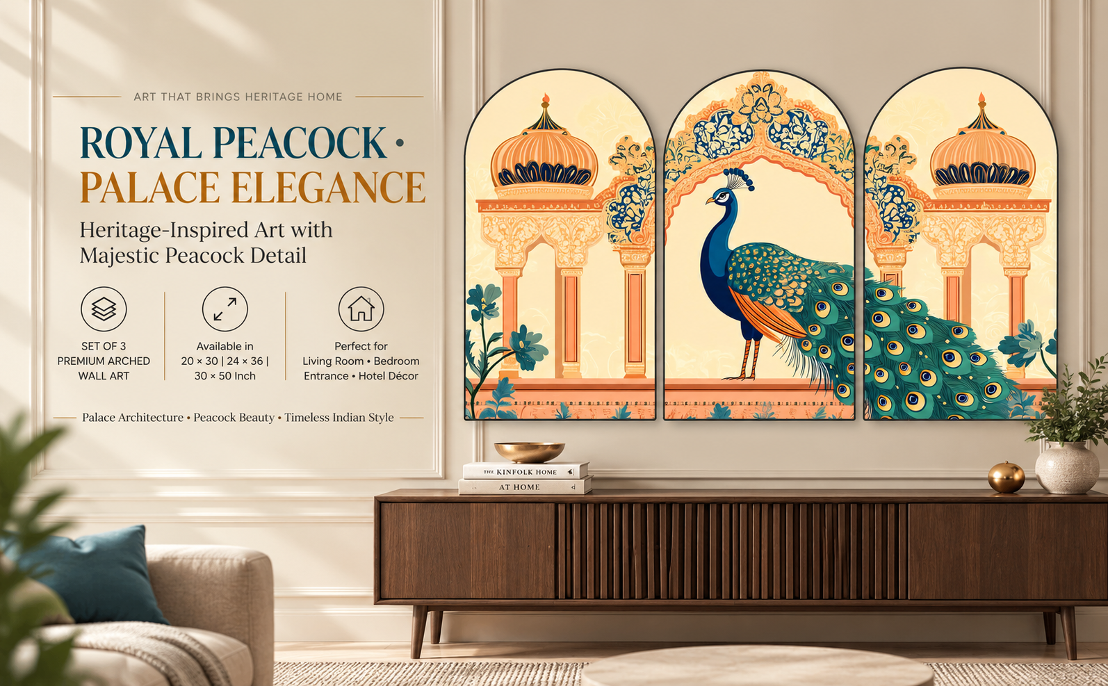 Royal Peacock Palace Architecture banner