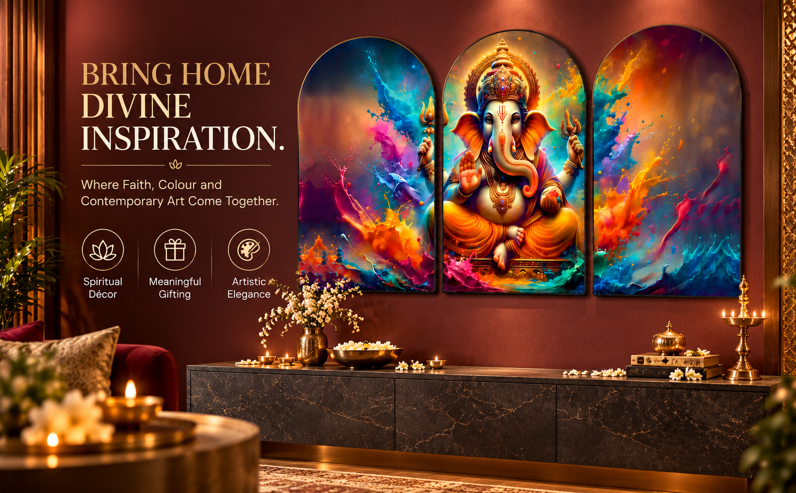Bring Home Divine Inspiration - Lord Ganesha final collection banner