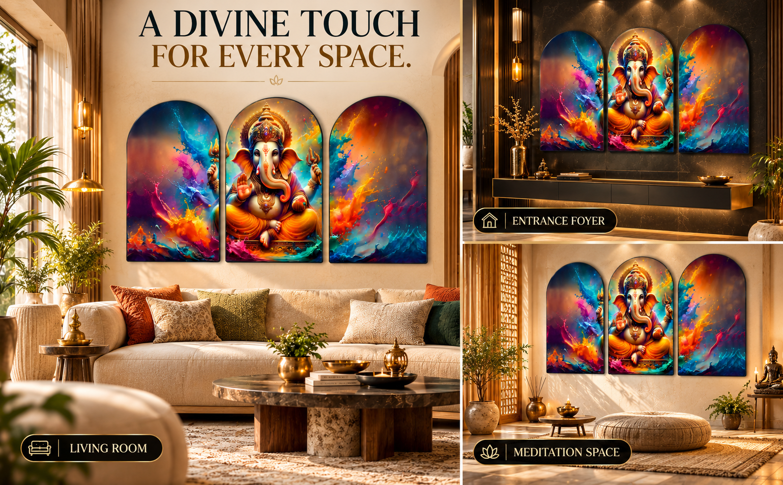 A Divine Touch for Every Space - Lord Ganesha room placement banner